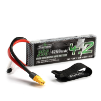 Charsoon 7.4V 4200mah 25c 2s Lipo Battery Xt60 Plug With Strap