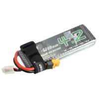 Charsoon 7.4V 4200mah 60c 2s Lipo Battery Xt60 Plug With Strap