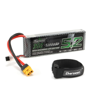 Charsoon 7.4V 5200mah 2s 25c Lipo Battery Xt60 Plug With Strap