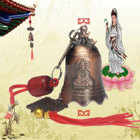 China Tibetan Buddhism Goddess Mercy Buddhist Temple Feng Shui Bell