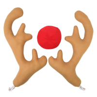 Christmas Car Decoration 3pcs Reindeer Deer Antlers Toys Ornament For Kids Children Gift