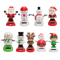 Christmas Car Home Decoration Solar Powered Dancing Swing Dolls Toys For Kids Children Gift