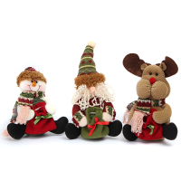 Christmas Decoration Santa Snowman Elk Pattern Pedant Ornament