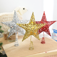 Christmas Tree Topper Star Plastic Christmas Star Tree Topper For Christmas Table Decor Colorful Craft Diy Accessories