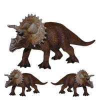 Cikoo Jurassic World Park Triceratops Plastic Dinosaur Toys Model Action Figures Boys Gift