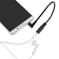 Claite 3.5Mm Male To 3.5Mm Female 25cm Audio Extension Cable