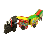 Classic Vintage Clockwork Little Train Wind Up Reminiscence Children Kids Tin Toys With Key