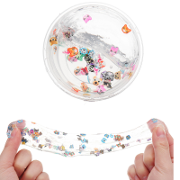 Clear Kawaii 50G DIY Color Mud Animal Butterfly Slime Fimo Crystal Putty Gift Toy
