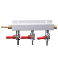 Co2 Splitter Regulator Carbon Dioxide Distributor Air Distributor Co2 Manifold