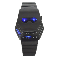 Cobra Cf Through Firewire Irregular Led Wrist Watch