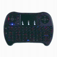 Colorful Backlit Bluetooth Wireless Mini Keyboard Touchpad Air Mouse