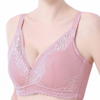 Comfy Soft Plunge Full Cup Wireless Gather Bra