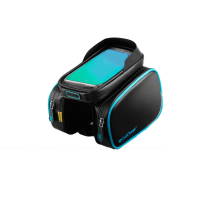 Coolchange Waterproof Bicycle Bag Touchscreen 6.0/ 6.2In Phone Front Frame Tube Bag