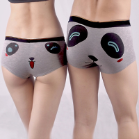 Couples Lover Cute Cartoon Panda Modal Cotton Boyshorts Character Boxers Funny Panties Underwear