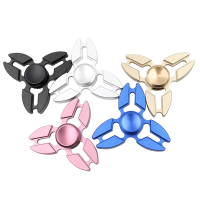 Crab Tri Fidget Hand Spinner Toys Metal Fingertips Fingers Gyro Reduce Stress Autism And Adhd Kids
