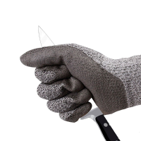 Cut Resistant Gloves Level 5 Protection Food Grade En388 Certified Safety Gloves For Outdoor Fishing