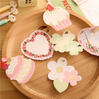 Cute Macaron Heart Flower Cartoon Memo Sticky Notes Random