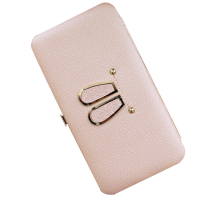 Cute Rabbit Ear Clutches Bags Girls Long Card Holder Wallet 5.5'' Phone Case Box For Iphone Huawei