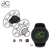Cycplus S1 Bluetooth Ant+ Multi Protocol Speed Sensor Magnetless Ipx7 8g Ultralight 450 Days Standby