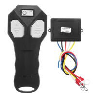 Dc 12/24v 7a 434mhz 100ft Recovery Wireless Winch Remote Control Handset Switch Processor Kit