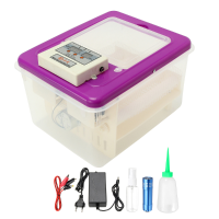 Dc 12v 16 Eggs Incubator Automatic Chicks Incubator Hatching Machine Mini Double Screen Display