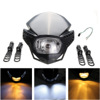 Dc 12v 30w 6000lm Motorcycle Headlight Hi/lo Beam Turn Signal Lamp Drl Driving Led Work Light