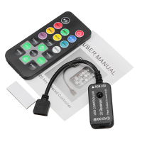 Dc12 24v 20 Keys Dimmer Ir Remote Control Led Controller For 5050 3528 3014 Rgb Strip Light