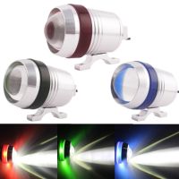 Dc12 80v U3 Motorcycle Led Waterproof Hi/lo Beam Angel Eyes Headlight Spotlightt