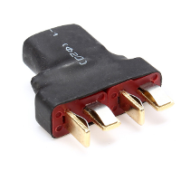 Deans Connector Female To 2 Row Male Adapter Connector 2 Pack