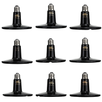 Diameter 125mm Black Infrared Ceramic Emitter Heat Light Lamp Bulb For Reptile Pets Brooder Ac220v