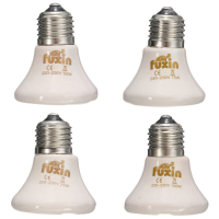 Diameter 60mm Ceramic Emitter Heated Pet Appliances Reptile Heat Lamp 25w/50w/75w/100w Ac 220v