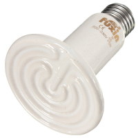 Diameter 75mm Ceramic Emitter Heated Pet Appliances Reptile Heat Lamp 25w/50w/75w/100w/150w/200w Ac 110v