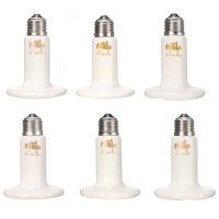 Diameter 75mm Ceramic Emitter Heated Pet Appliances Reptile Heat Lamp 25w/50w/75w/100w/150w/200w Ac 220v