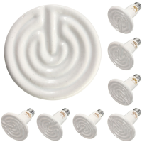 Diameter 90mm Ceramic Emitter Heated Pet Appliances Reptile Heat Lamp 25w/50w/75w/100w/150w/200w Ac 220v