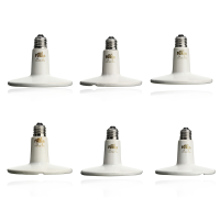 Diameter125mm White Infrared Ceramic Emitter Heat Light Lamp Bulb For Reptile Pets Brooder Ac110v