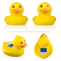 Digital Baby Bath Thermometer Water Sensor Safety Duck Floating Toy Bathroom Fun