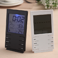 Digital Wireless Weather Station Humidity Thermometer Monitor With 2 Receivers