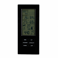 Digital Wireless Weather Station Temperature Humidity Meter Alarm Clock Calendar