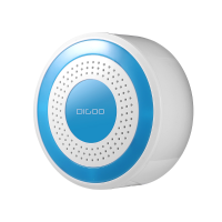 Digoo DG ROSA 433MHz Wireless DIY Standalone Alarm Siren Multi function Home Security Alarm Systems Host & Siren Set