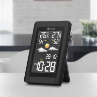 Digoo Dg Th11300 Wireless Hd Negative Color Screen Usb Outdoor Weather Station Va Glass Hygrometer Thermometer Forecast Sensor Clock
