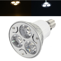 Dimmable E14 3w Led Spotlightt Bulb Lamp White/warm White Ac110/220v