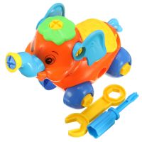 Diy Cartoon Elephant Puzzle Building Blocks Children Developmental Toy