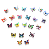Diy Led Glowing 3d Butterfly Night Light Sticker Design Mural Home Wall Decal Decoration