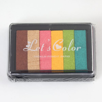 Diy Multicolor Sponge Ink Pad For Rubber Stamp Fabric Stamping