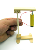 Diy Science &technology Small Production Electric Magnetic Gyro Children Hand Assembled Toy Model