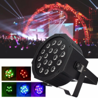 Dmx 512 18w 18 Led Stage Light 7ch 5 Control Modes Party Disco Dj Lighting