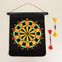 Double Sided Safety Magnetic Dart Board With 4 Pcs Darts Target Game Toy