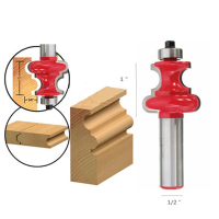 Drillpro Rb16 1/2 Inch Round Shank Carbide Router Bit Milling Cutter Engraving Tool