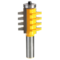 Drillpro Rb27 1/2 Inch Shank Reversible Finger Joint Glue Joint Router Bit For Woodworking
