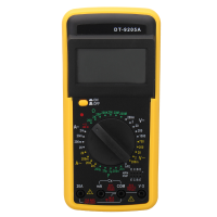 Dt 9205a Digital Multimeter Lcd Ac/dc Ammeter Capacitance Resistance Tester